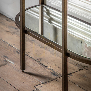 Regal Gallery Direct Hudson Bronze Metall Glas 100x35x175 cm 4 Regal Gallery Direct Hudson Bronze Metall Glas 100x35x175 cm small 4