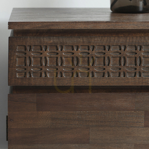 Anrichte Gallery Direct Boho Retreat braun Mango/Mahagoni 140 cm 3 Türen 2 Schubladen small 3