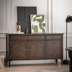 Sideboard Gallery Direct Madison 3 Türen 3 Schubladen Mindi kaffeefarben 170 cm 2 Sideboard Gallery Direct Madison 3 Türen 3 Schubladen Mindi kaffeefarben 170 cm small 2