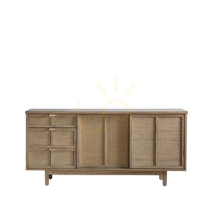 Sideboard Gallery Direct Kyoto Natur Rattan 150 cm 3 Schubladen 2 Schiebetüren 0 Sideboard Gallery Direct Kyoto Natur Rattan 150 cm 3 Schubladen 2 Schiebetüren small 0