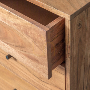 Sideboard Gallery Direct Oklahoma 2 Türen 3 Schubladen Akazienholz natur 153 cm small 4