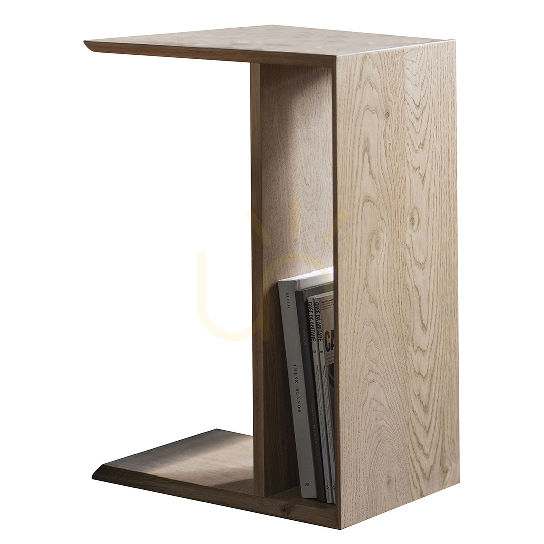 Prüfen Beistelltisch Gallery Direct Milano Eiche 45x30x65 cm mit Ablage Chevron Beistelltisch Gallery Direct Milano Eiche 45x30x65 cm mit Ablage Chevron