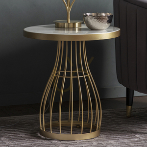 Beistelltisch Gallery Direct Southgate Champagner Glas Metall 50x50x55 cm 1 Beistelltisch Gallery Direct Southgate Champagner Glas Metall 50x50x55 cm small 1