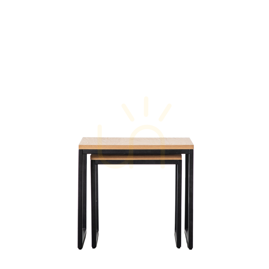 Prüfen Beistelltisch-Set Gallery Direct Henley 50x50 cm Eichenfurnier Metall natur 5059413686238 Beistelltisch-Set Gallery Direct Henley 50x50 cm Eichenfurnier Metall natur 5059413686238