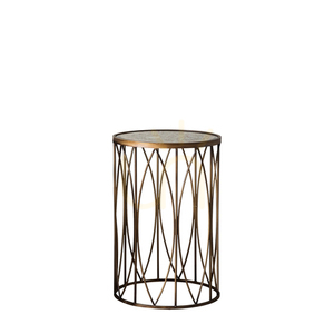 Beistelltisch Gallery Direct Highgate gold Metall Glas 40x40x60 cm 0 Beistelltisch Gallery Direct Highgate gold Metall Glas 40x40x60 cm small 0