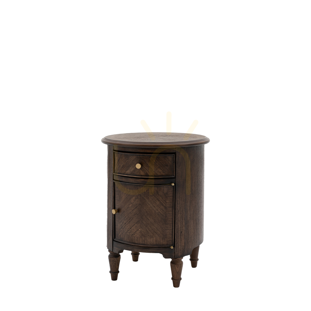 Prüfen Beistelltisch Gallery Direct Madison rund Kaffee Mindi Holz mit Schublade 45 cm Beistelltisch Gallery Direct Madison rund Kaffee Mindi Holz mit Schublade 45 cm