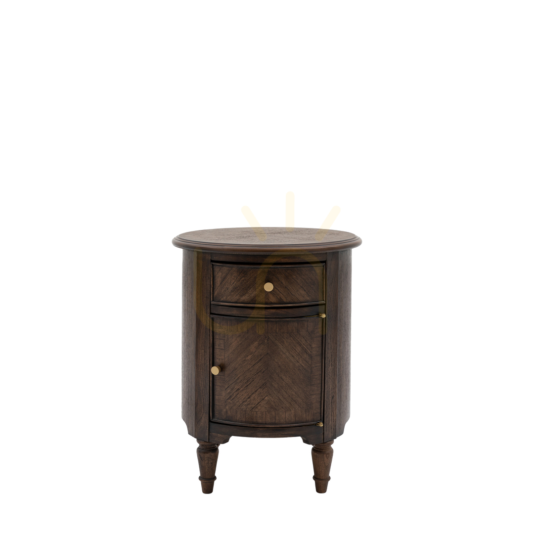 Prüfen Beistelltisch Gallery Direct Madison rund Kaffee Mindi Holz mit Schublade 45 cm Beistelltisch Gallery Direct Madison rund Kaffee Mindi Holz mit Schublade 45 cm