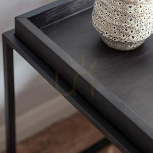 Beistelltisch Gallery Direct Forden schwarz 60x50x55 cm MDF Metall rechteckig 2 Beistelltisch Gallery Direct Forden schwarz 60x50x55 cm MDF Metall rechteckig small 2
