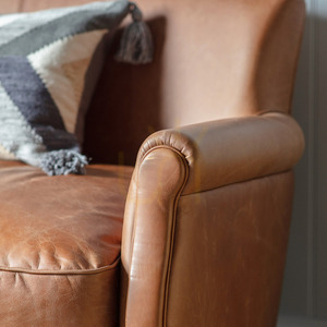 Ledersofa Gallery Direct Mr. Paddington Vintage Braun 139,5 cm small 2