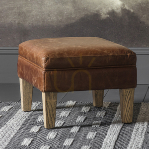 Hocker Gallery Direct Mr Paddington Vintage Braun Leder Esche 55x45x36 cm 1 Hocker Gallery Direct Mr Paddington Vintage Braun Leder Esche 55x45x36 cm small 1