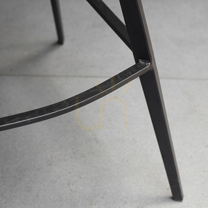 Barhocker Gallery Direct Palmer grau, Kunstleder und Metall, Sitzhöhe 75 cm, 2er-Set 2 Barhocker Gallery Direct Palmer grau, Kunstleder und Metall, Sitzhöhe 75 cm, 2er-Set small 2