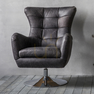 Drehsessel Gallery Direct Bristol Antik Ebenholz Leder Eisen 70x81x95 cm 1 Drehsessel Gallery Direct Bristol Antik Ebenholz Leder Eisen 70x81x95 cm small 1