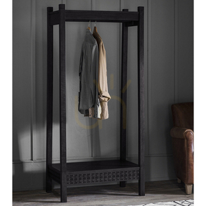 Offener Schrank Gallery Direct Boho Boutique schwarz Mango/Mahagoni 80x50x174 cm 1 Offener Schrank Gallery Direct Boho Boutique schwarz Mango/Mahagoni 80x50x174 cm small 1