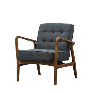 Sessel Gallery Direct Humber dunkelgrau Leinen Esche Mid-Century 70 x 74 x 80 cm 3 Sessel Gallery Direct Humber dunkelgrau Leinen Esche Mid-Century 70 x 74 x 80 cm small 3