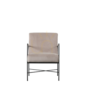 Sessel Gallery Direct Chartham grau Stoff Metallgestell 56x74,5x82 cm 0 Sessel Gallery Direct Chartham grau Stoff Metallgestell 56x74,5x82 cm small 0