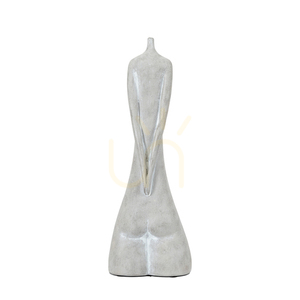 Große dekorative Frauenskulptur Carla sandfarben Polyresin 38 cm Gallery Direct small 3