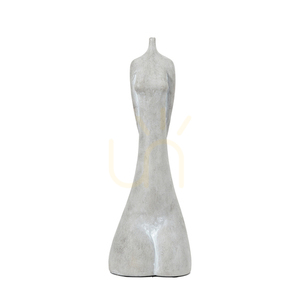 Große dekorative Frauenskulptur Carla sandfarben Polyresin 38 cm Gallery Direct small 0