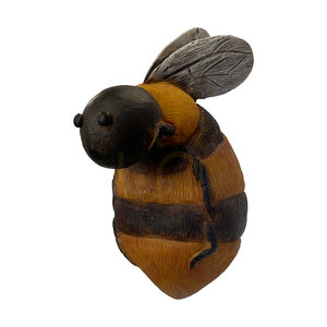 Topfaufhänger Biene 2er-Set Gallery Direct Theodore antikweiß Polyresin 5059413410932 small 0