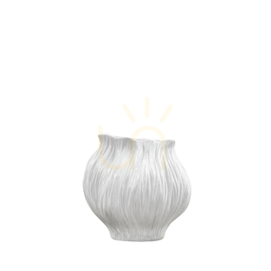 Vase Gallery Direct Flora mittelgroß weiß Keramik 21 cm 0 Vase Gallery Direct Flora mittelgroß weiß Keramik 21 cm small 0