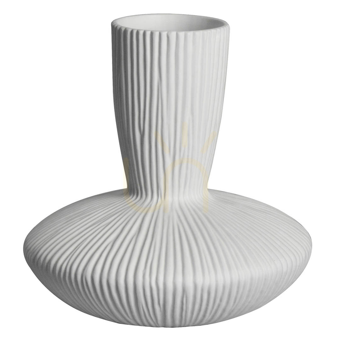 Prüfen Cremefarbene Steingutvase Gallery Direct Honjo 22 × 22 × 23 cm Cremefarbene Steingutvase Gallery Direct Honjo 22 × 22 × 23 cm