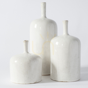 Keramik Dekoobjekte 3er-Set Gallery Direct natur 12,5 x 12,5 x 32/24/16 cm small 4