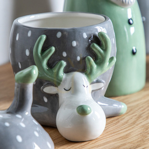 Rentier Topf mit Deckel grau Dolomit 17,5 cm Gallery Direct 5059413755576 small 2