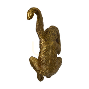 Topfanhänger Orang-Utan Luis 2er-Set Gold Polyresin Gallery Direct 5059413410987 small 2