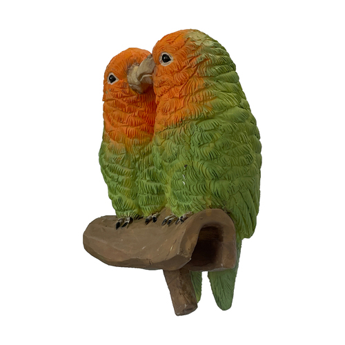 Prüfen Topfaufhänger Lovebird 2er-Set Gallery Direct antikes Weiß Polyresin