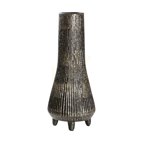 Prüfen Gallery Direct Tatu Chimney Vase aus mehrfarbigem Steinzeug, 47,5 cm