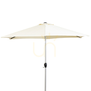 Gartenschirm Gallery Direct Vazzano 2,7 m creme mit Kurbel und Kippfunktion small 0