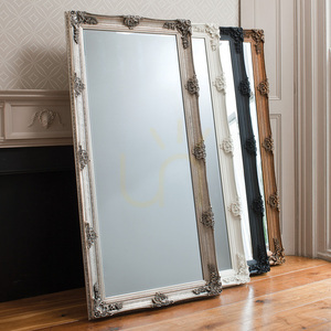 Spiegel Gallery Direct Abbey Leaner Gold Barock Holzrahmen 165 x 79,5 cm small 3