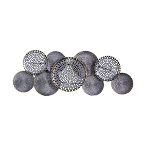 Metall-Wanddekoration Gallery Direct Alga in Bronze 134 × 54 cm small 0