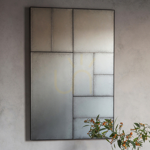 Spiegel Gallery Direct Broadheath antik schwarz Metall 81x122 cm 1 Spiegel Gallery Direct Broadheath antik schwarz Metall 81x122 cm small 1