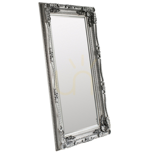 Spiegel Gallery Direct Louis Leaner Silber Barock 175,5 x 89,5 cm 0 Spiegel Gallery Direct Louis Leaner Silber Barock 175,5 x 89,5 cm small 0
