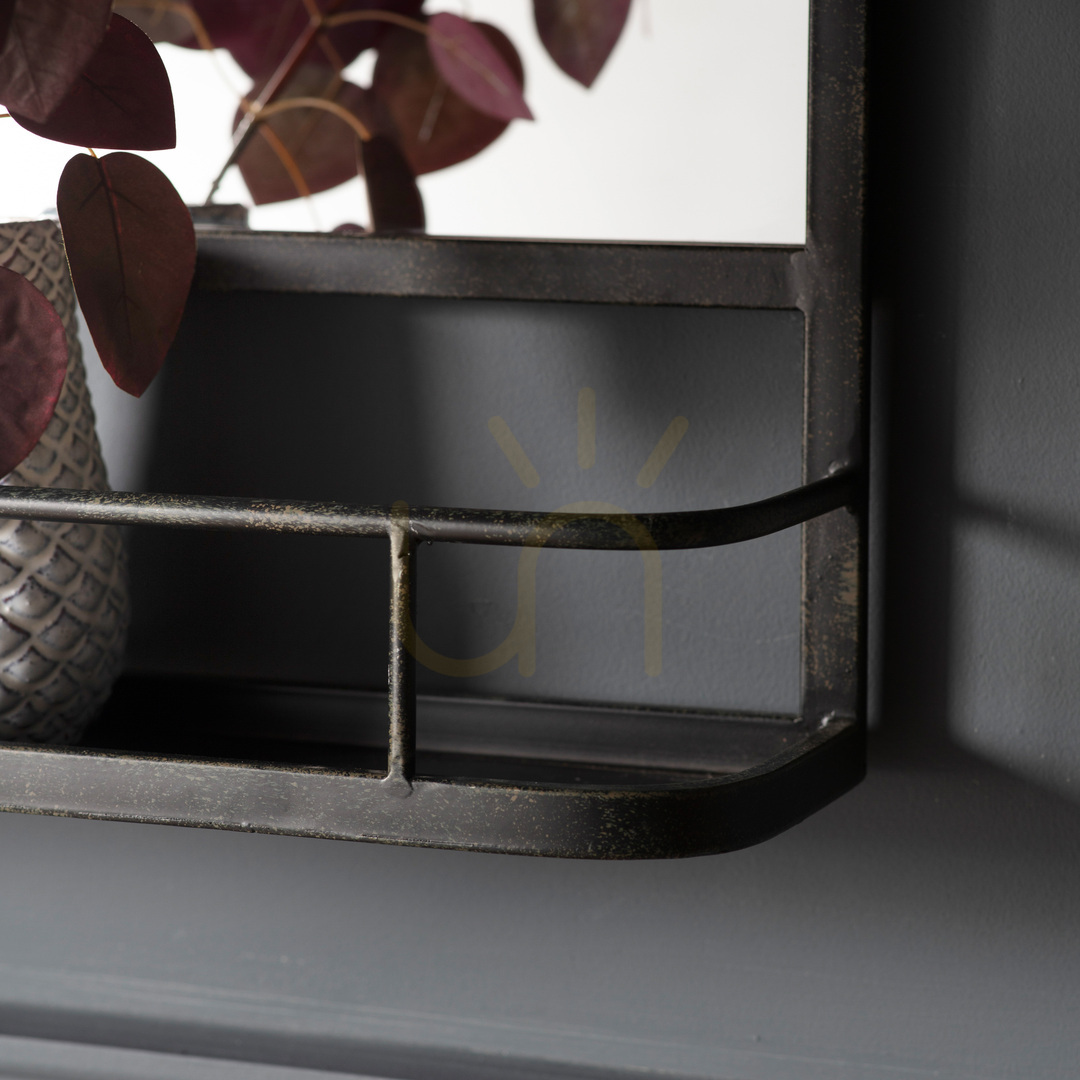 Vorschau Spiegel Gallery Direct Emerson Overmantel Holzkohle mit Ablage 106 x 63 cm Spiegel Gallery Direct Emerson Overmantel Holzkohle mit Ablage 106 x 63 cm