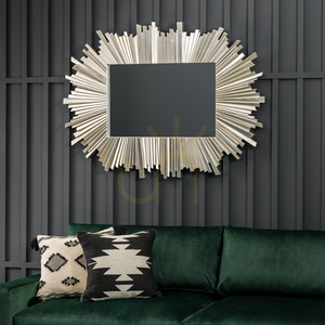 Wandspiegel Gallery Direct Herzfeld, silber, 93 × 127 cm small 5