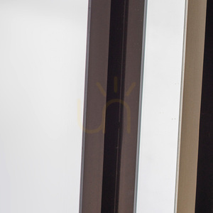 Bogenspiegel Gallery Direct Hurston schwarz 50x170 cm Metallrahmen small 2