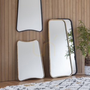 Spiegel Gallery Direct Kurva Leaner Gold Metallrahmen 56,5x123 cm 3 Spiegel Gallery Direct Kurva Leaner Gold Metallrahmen 56,5x123 cm small 3