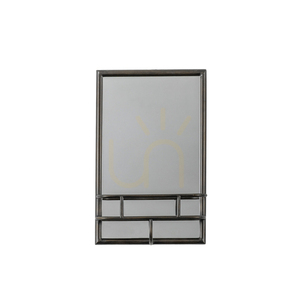 Spiegel Gallery Direct Milton rechteckig schwarz mit Ablage Industriestil 30x48 cm 0 Spiegel Gallery Direct Milton rechteckig schwarz mit Ablage Industriestil 30x48 cm small 0