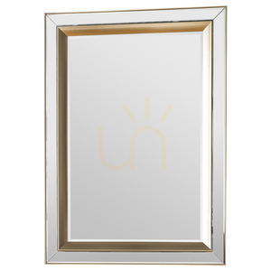 Spiegel Gallery Direct Phantom rechteckig gold 79 x 109,5 cm Ganzkörperspiegel 0 Spiegel Gallery Direct Phantom rechteckig gold 79 x 109,5 cm Ganzkörperspiegel small 0