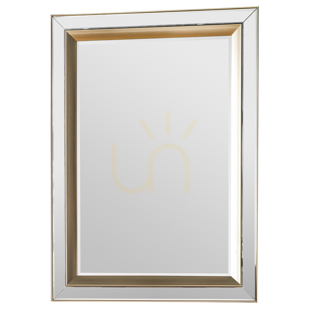 Prüfen Spiegel Gallery Direct Phantom rechteckig gold 79 x 109,5 cm Ganzkörperspiegel Spiegel Gallery Direct Phantom rechteckig gold 79 x 109,5 cm Ganzkörperspiegel