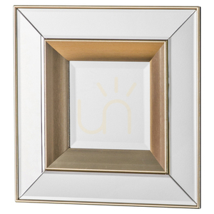 Wandspiegel Gallery Direct Phantom quadratisch 36x36 cm gold gerahmt 4er-Set small 4