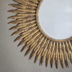 Spiegel Gallery Direct rund Federdesign Gold 61 cm 5055999238014 2 Spiegel Gallery Direct rund Federdesign Gold 61 cm 5055999238014 small 2