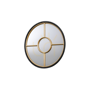 Spiegel rund Gallery Direct Rocca schwarz gold 60 cm Fensterspiegel 4 Spiegel rund Gallery Direct Rocca schwarz gold 60 cm Fensterspiegel small 4