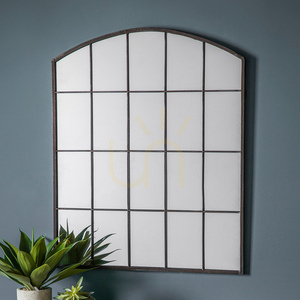 Spiegel Gallery Direct Rockford schwarz Metall Fensterspiegel 91x76 cm small 1