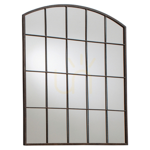 Spiegel Gallery Direct Rockford schwarz Metall Fensterspiegel 91x76 cm small 0