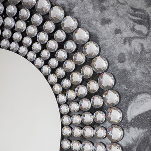 Spiegel Gallery Direct Sharrington oval silber 70x121 cm mit Juwelrahmen 2 Spiegel Gallery Direct Sharrington oval silber 70x121 cm mit Juwelrahmen small 2