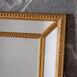 Spiegel Gallery Direct Sinatra Gold rechteckig 121 x 80 cm antik Blattgoldrahmen small 2