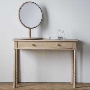 Runder Schminkspiegel Gallery Direct Wycombe, Eiche, 46 × 63,5 cm 5055999205764 small 3