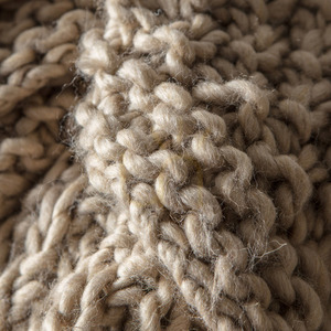 Strickdecke Gallery Direct creme 130 x 170 cm grob gestrickt Polyester Acryl small 4